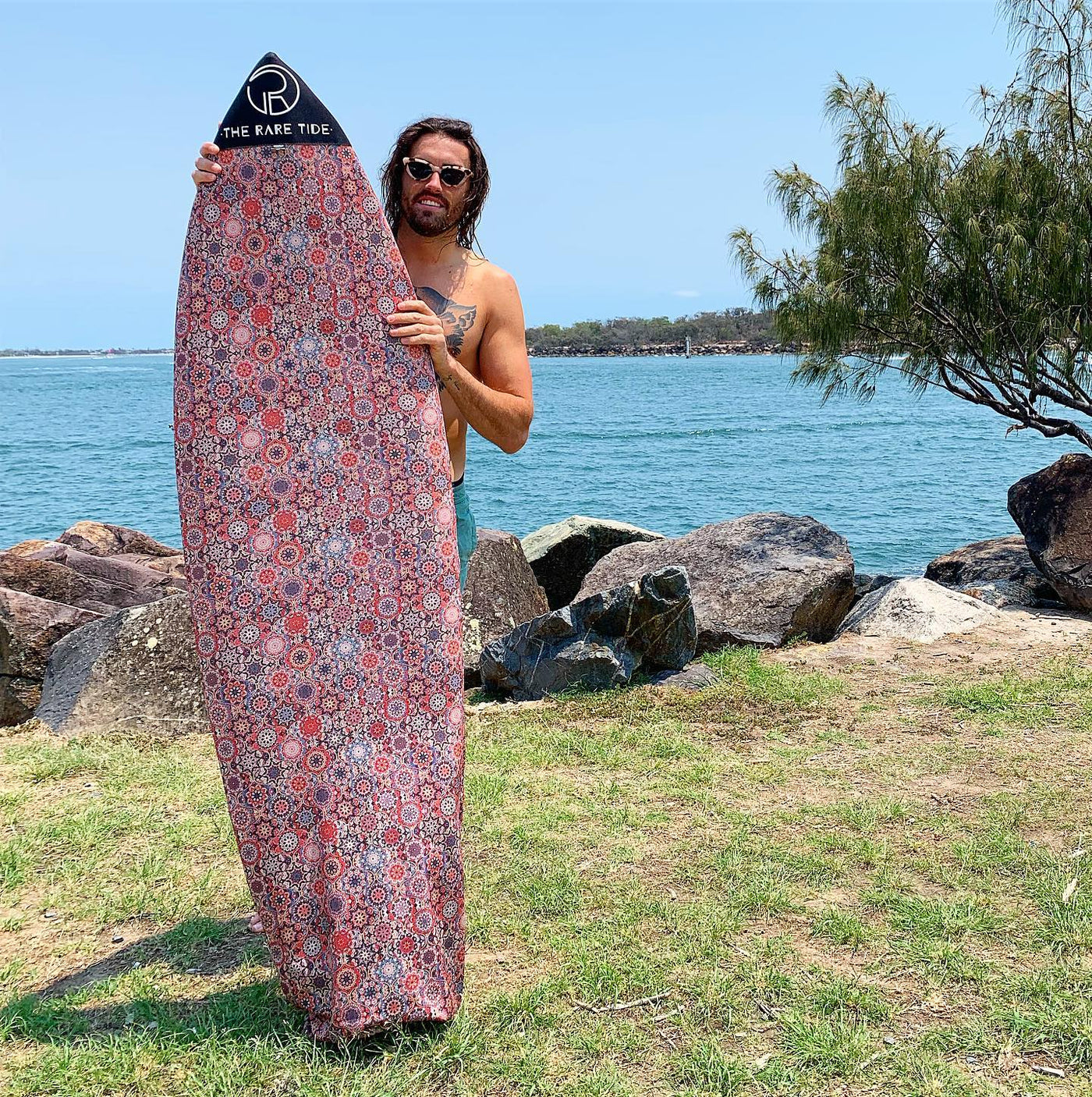 Surf Board Cover- exclusively by Rare Tide  Delina Design