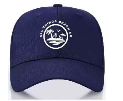 All Things Beach Co Baseball Hat -NAVY